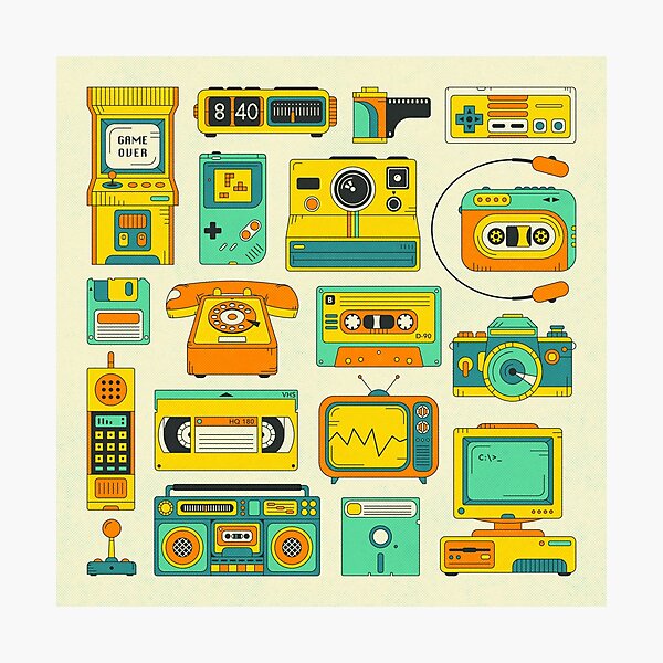 Artikel-Vorschau von RETRO-TECHNOLOGIE, designt und verkauft von JazzberryBlue.