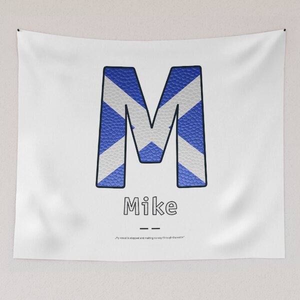 Item preview, Mike - Navy Alphabet - Leather designed and sold by Art-Frankenberg.