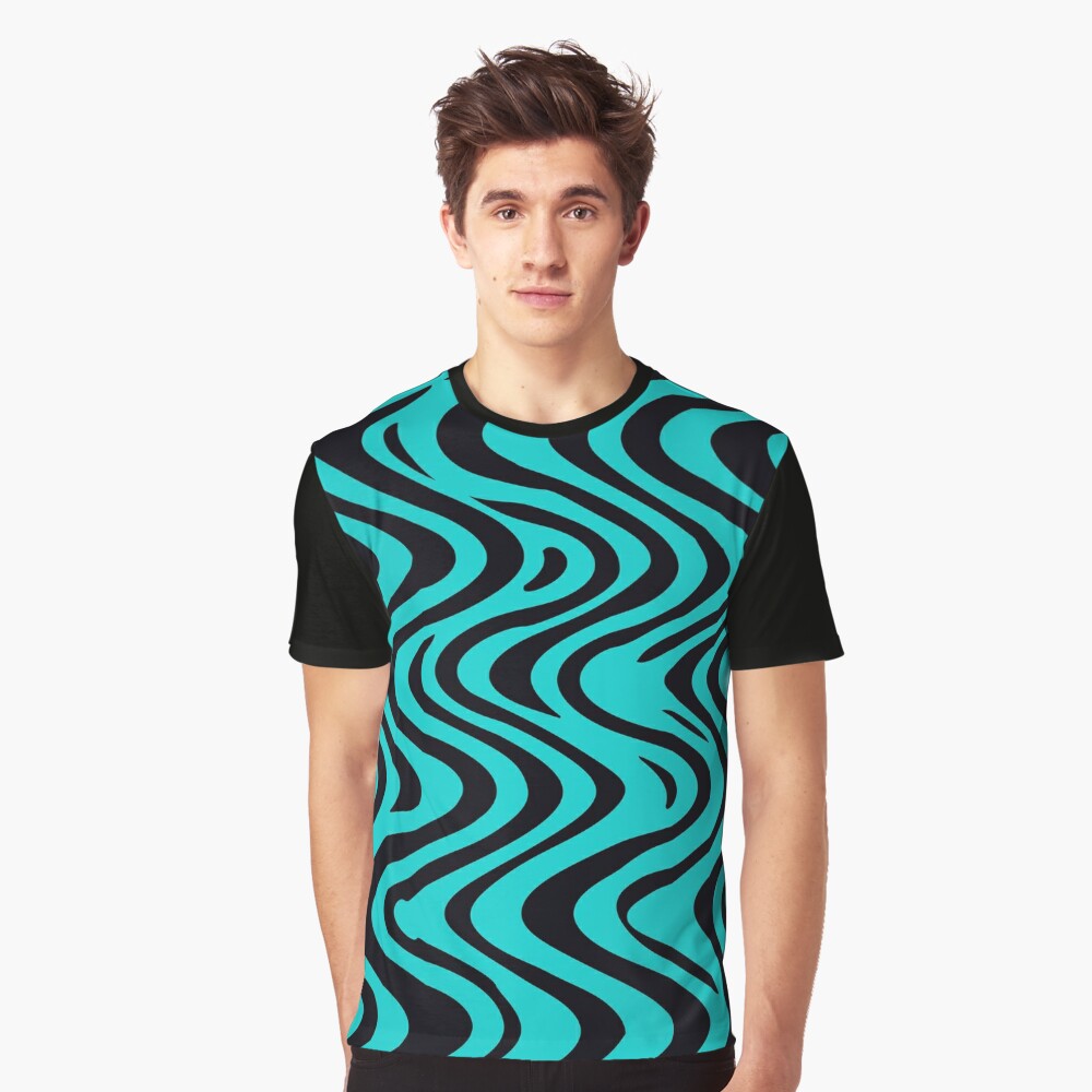 swirl print tissue jersey shirt