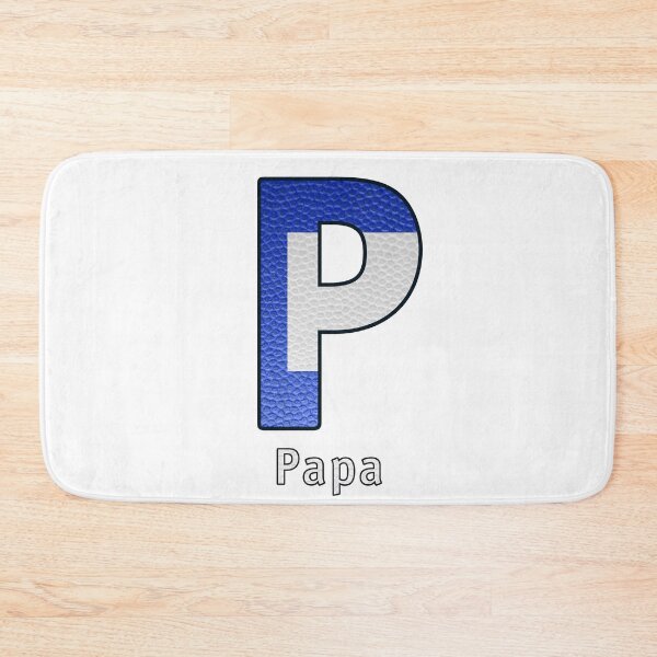 Item preview, Papa - Navy Alphabet - Leather designed and sold by Art-Frankenberg.