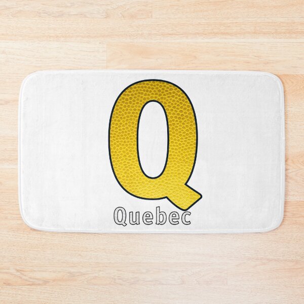 Item preview, Quebec - Navy Alphabet - Leather designed and sold by Art-Frankenberg.