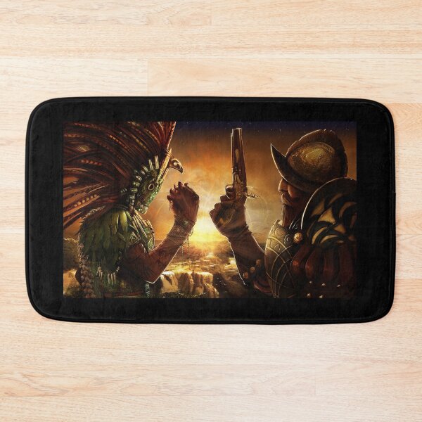 Item preview, Aztec warrior vs Conqueror designed and sold by talkitoff.