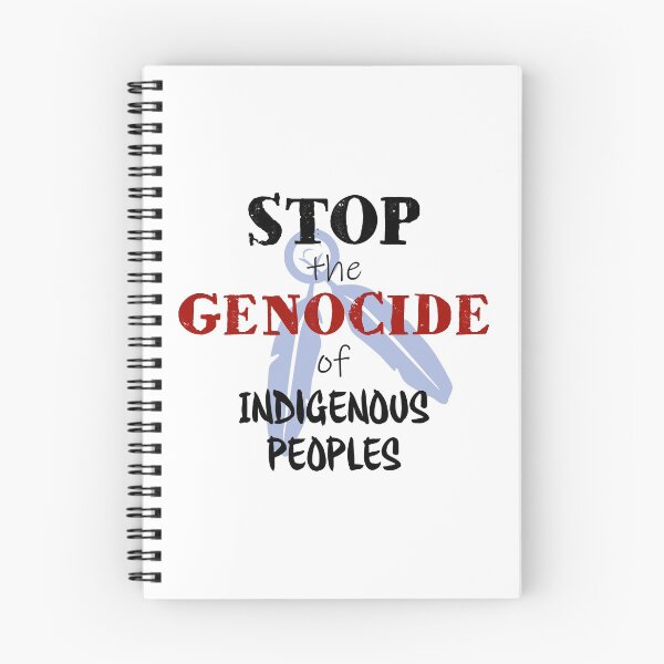 Item preview, Stop the Genocide of Indigenous Peoples designed and sold by DesignsofWhimsy.