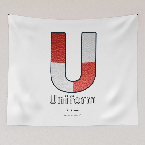 Item preview, Uniform - Navy Alphabet - Leather designed and sold by Art-Frankenberg.