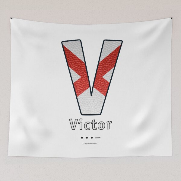 Item preview, Victor - Navy Alphabet - Leather designed and sold by Art-Frankenberg.