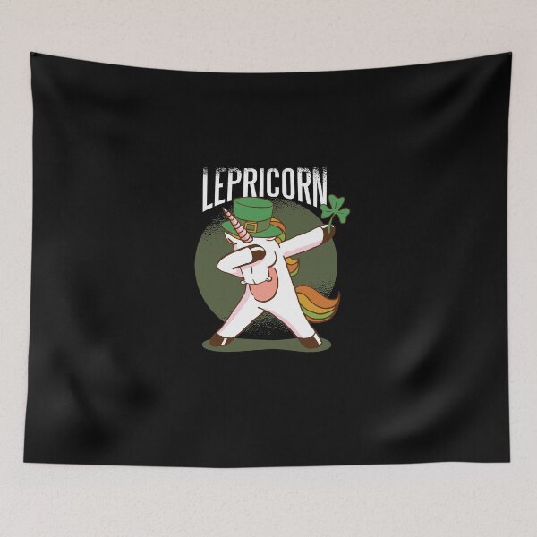 Item preview, Dabbing Unicorn Leprechaun designed and sold by Cozmick.