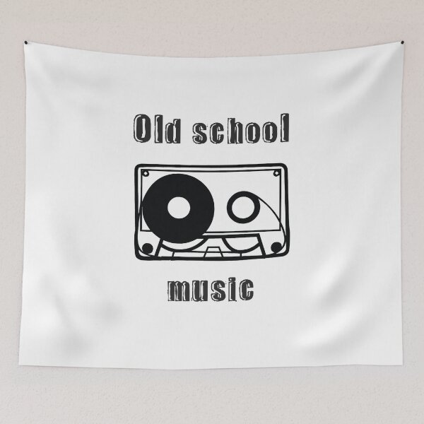 Item preview, Music Tape Vintage - outilne black and white - digital paint by Iona Art Digital designed and sold by IonaArtDigital.