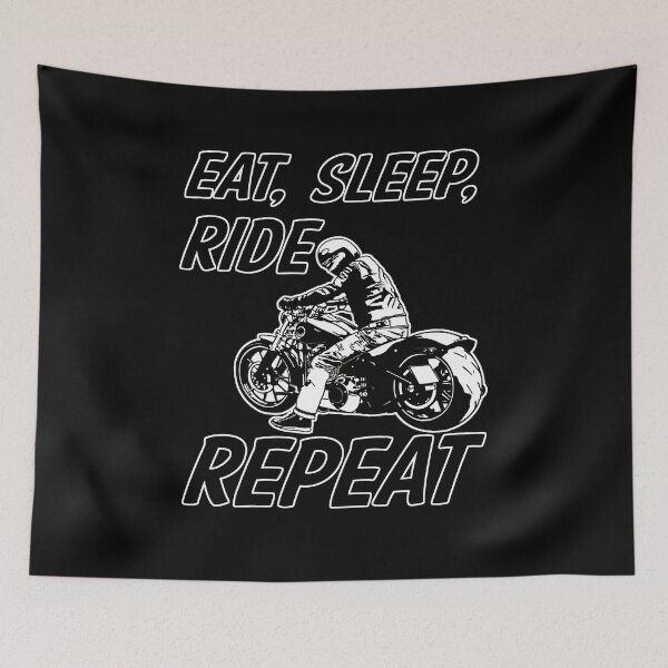 Item preview, Eat Sleep Ride Repeat Cruiser designed and sold by ianearthcore.