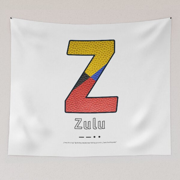 Item preview, Zulu - Navy Alphabet - Leather designed and sold by Art-Frankenberg.