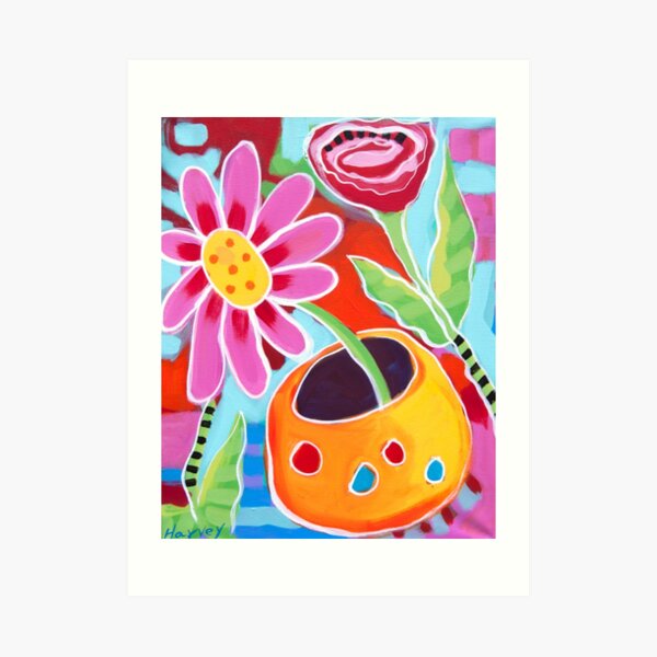 Pink Daisy Art Print