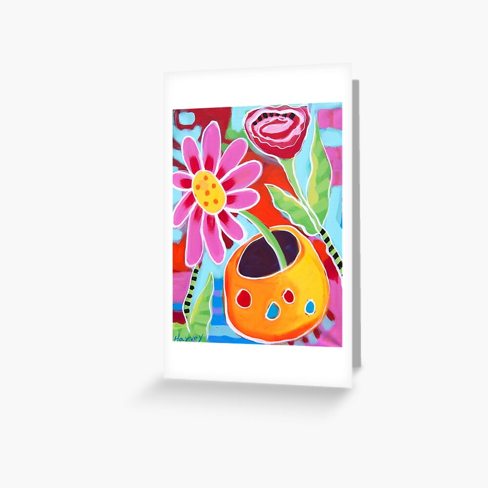 Pink Daisy Greeting Card