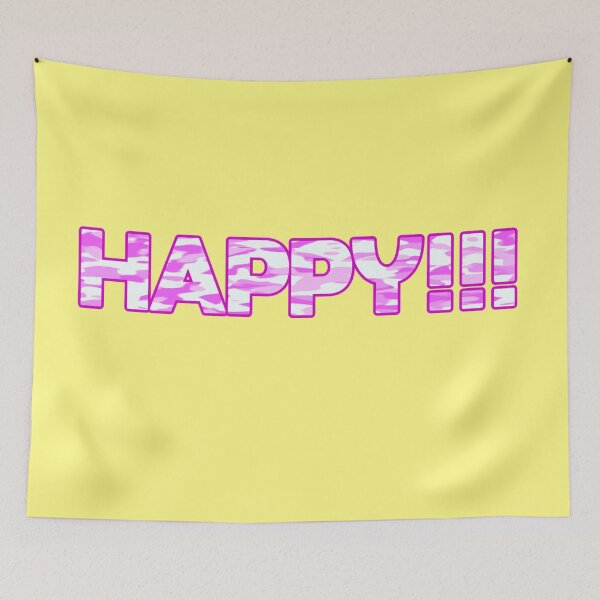 Item preview, Happy!!! pink camo style. designed and sold by cr6zym1nd.
