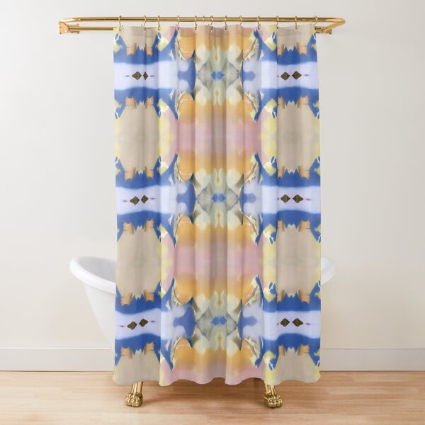 #Illustration, #painting, #water, #art, outdoors, creativity, blur, day,  motion, imagination Shower Curtain