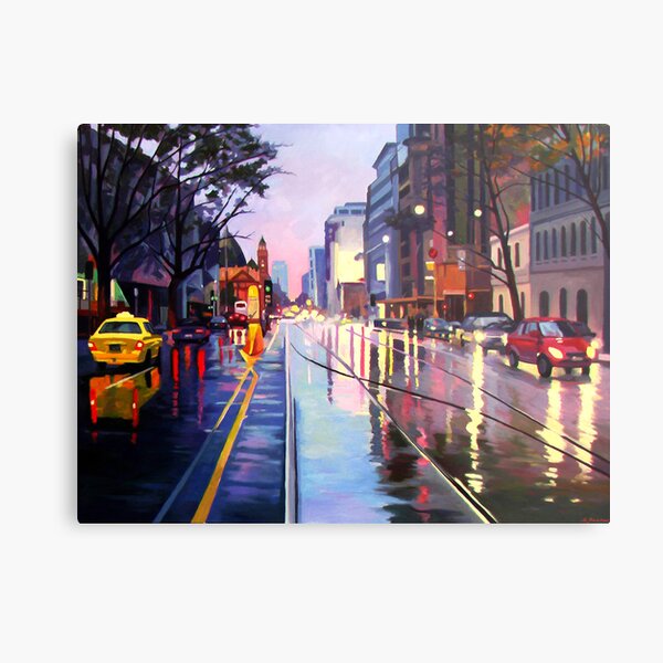 Flinders Street Metal Print