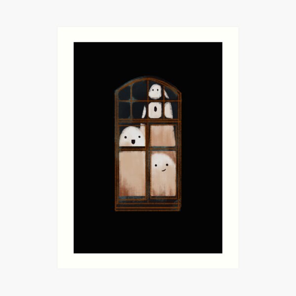 LITTLE GHOSTS Art Print