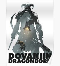 Dovakiin/Dragonborn Art Decal Poster