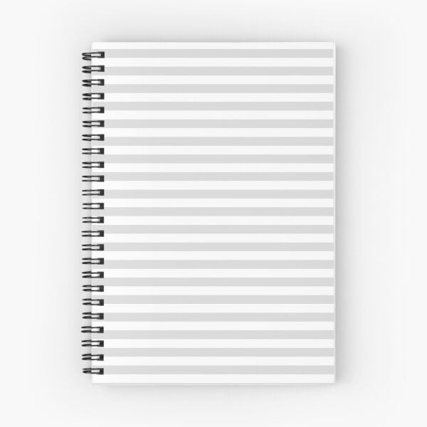 Item preview, Gainsboro Gray and White Horizontal Stripes designed and sold by ColorPatterns.