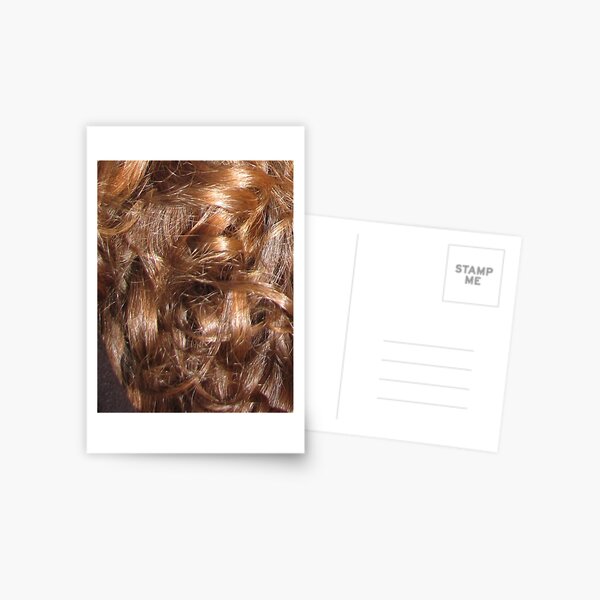 Hairscape - Shiny Auburn Hair Postcard