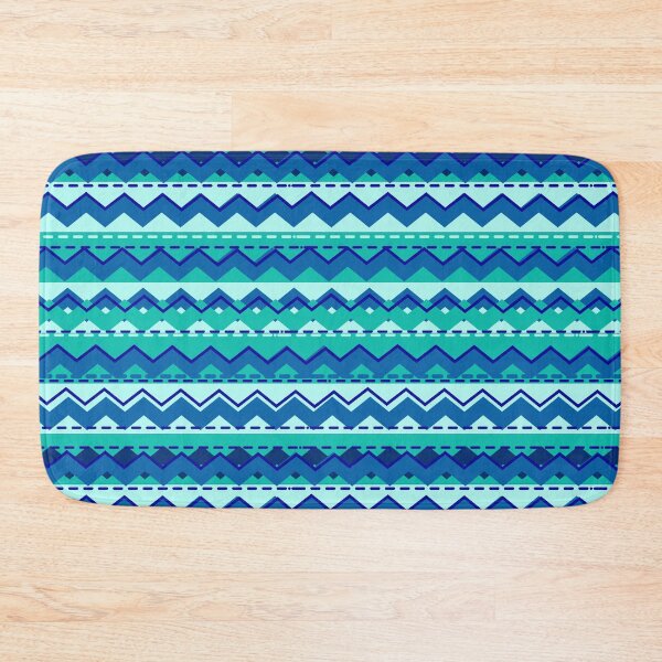 Item preview, Blue and Teal Tribal Pattern designed and sold by KirstenStar.
