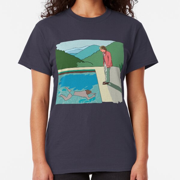 Hockney Pool Re-Drawn Classic T-Shirt