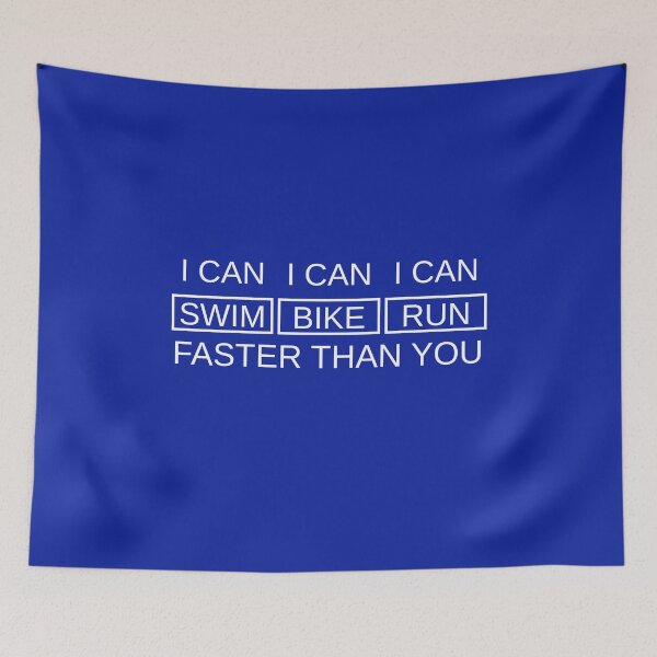Item preview, Triathlon - I Can Swim Bike Run Faster Than You Triathlete designed and sold by overstyle.