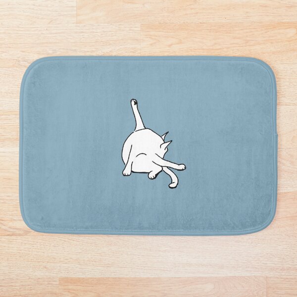 Cat washing bottom Bath Mat
