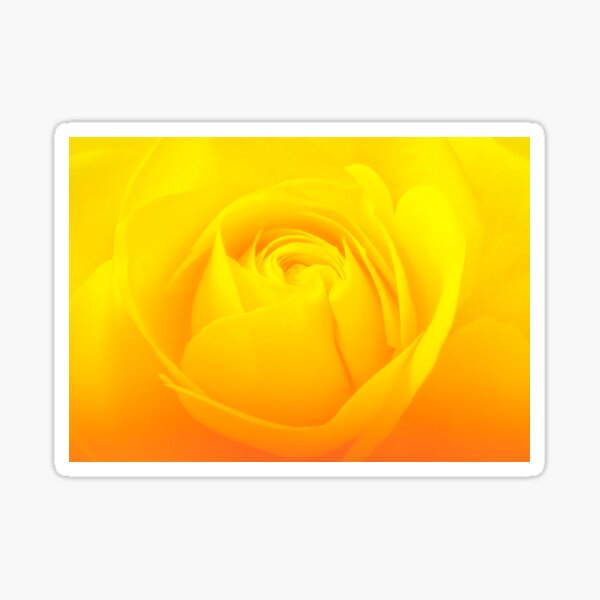 Yellow For Joy And Inspiration Sticker