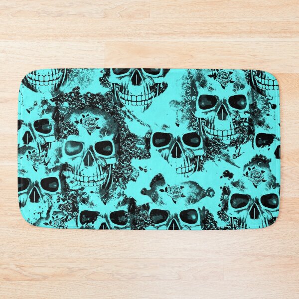 Artikelvorschau, Cloudy Skull, aqua entworfen und verkauft von Jamcolors.