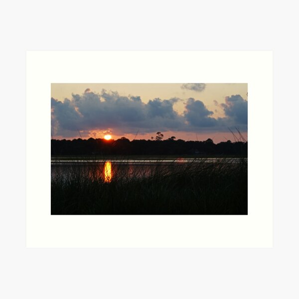 Sunset on the Marsh II Art Print