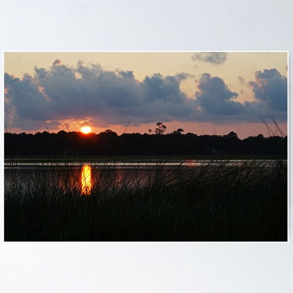 Sunset on the Marsh II Poster