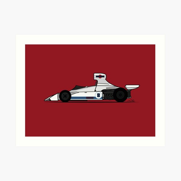 Brabham BT44 Art Board Print by ICRDesigns