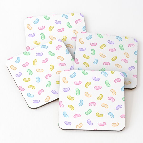 Item preview, Rainbow jelly beans candy funfetti kawaii pattern texture  designed and sold by Freakfla.