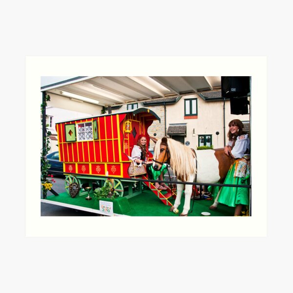 gypsy caravan Art Print