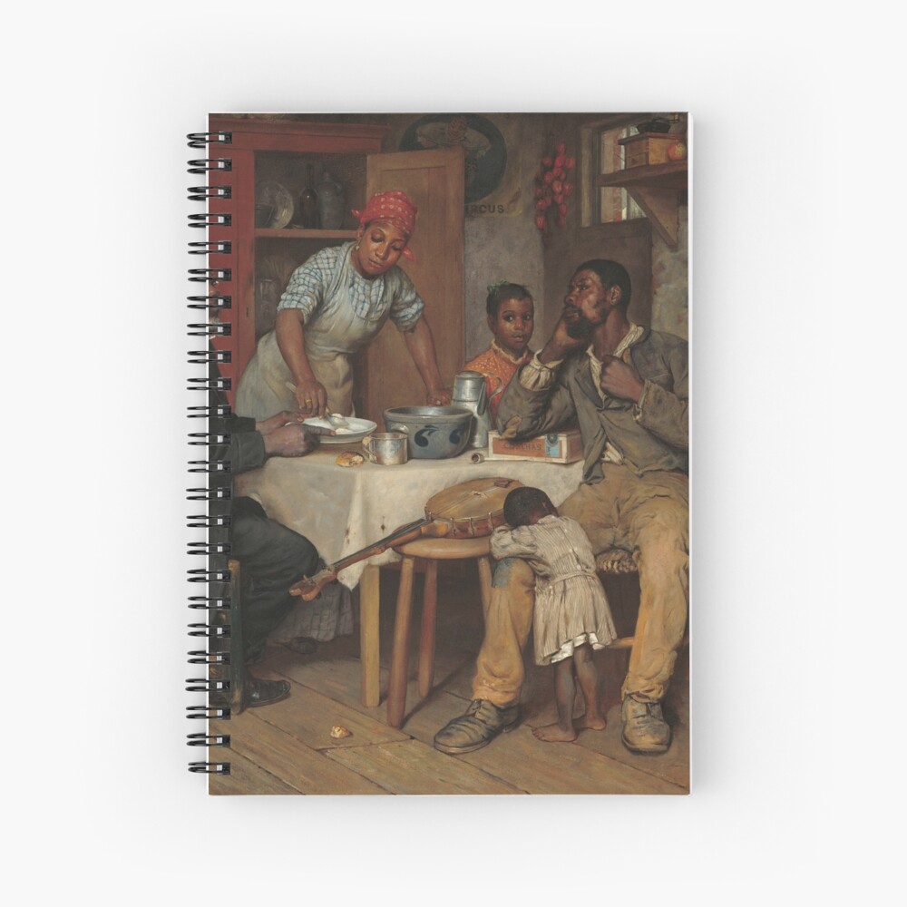 A Pastoral Visit Oil Painting by Richard Norris Brooke Spiral Notebook