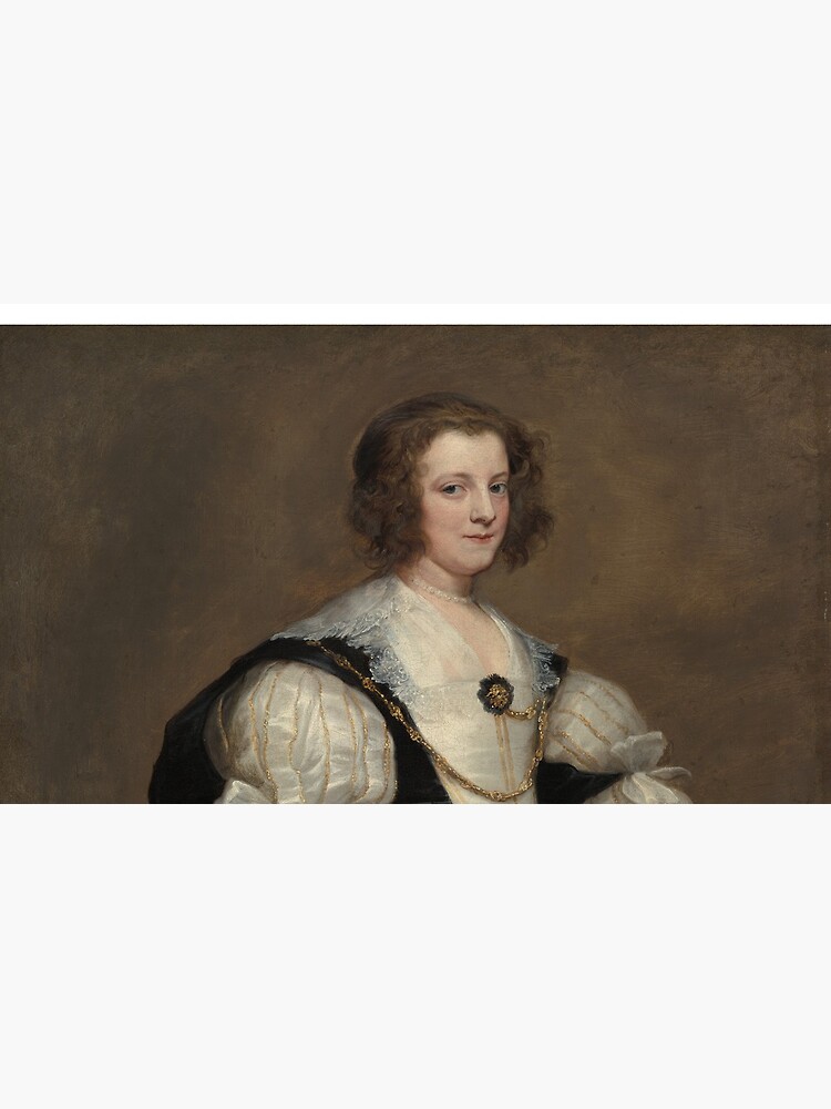Lady with a Fan Oil Painting by Sir Anthony van Dyck by podartist