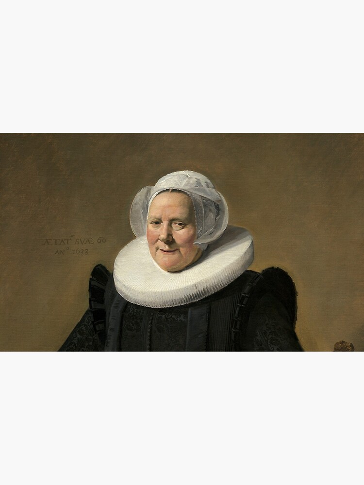 Portrait of an Elderly Oil Painting Lady by Frans Hals by podartist