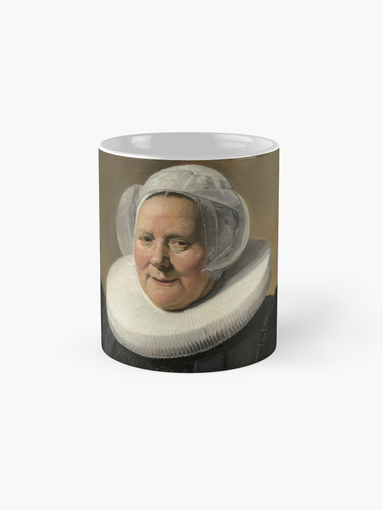 Alternate view of Portrait of an Elderly Oil Painting Lady by Frans Hals Mug