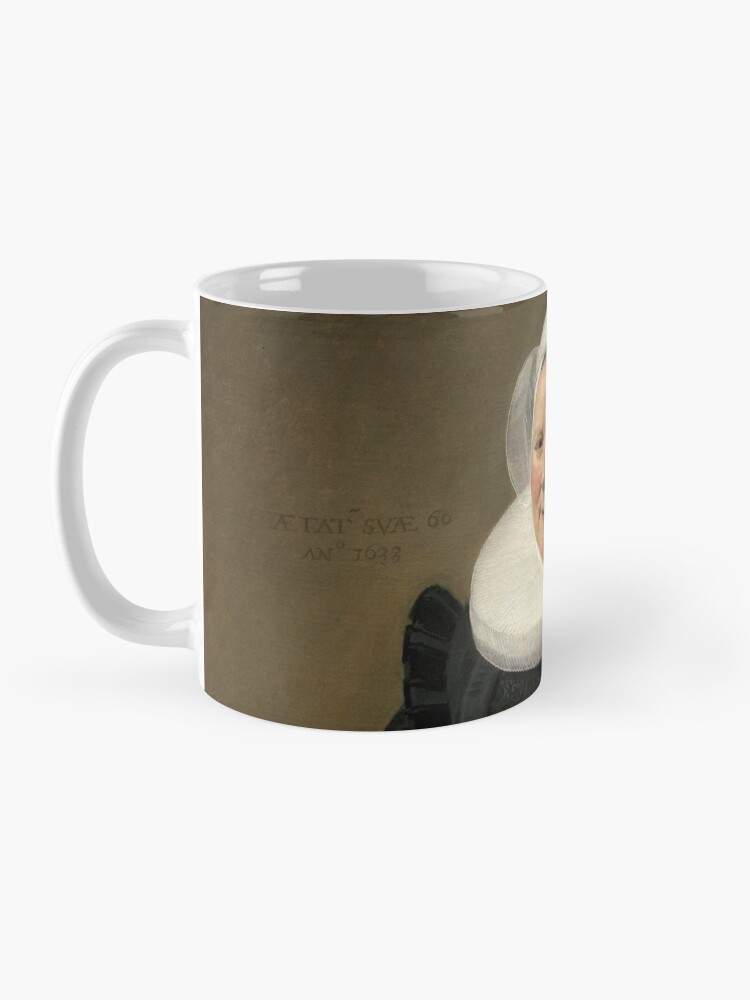 Alternate view of Portrait of an Elderly Oil Painting Lady by Frans Hals Mug