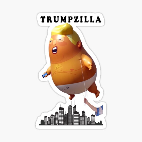 Artikel-Vorschau von Trump Baby Ballon, Trumpzilla, designt und verkauft von Punk Rock & Roll Shop.