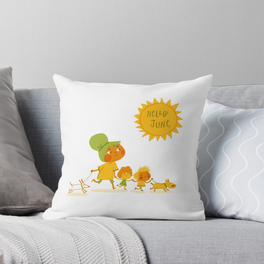 Item preview, Throw Pillow designed and sold by nekocherry.