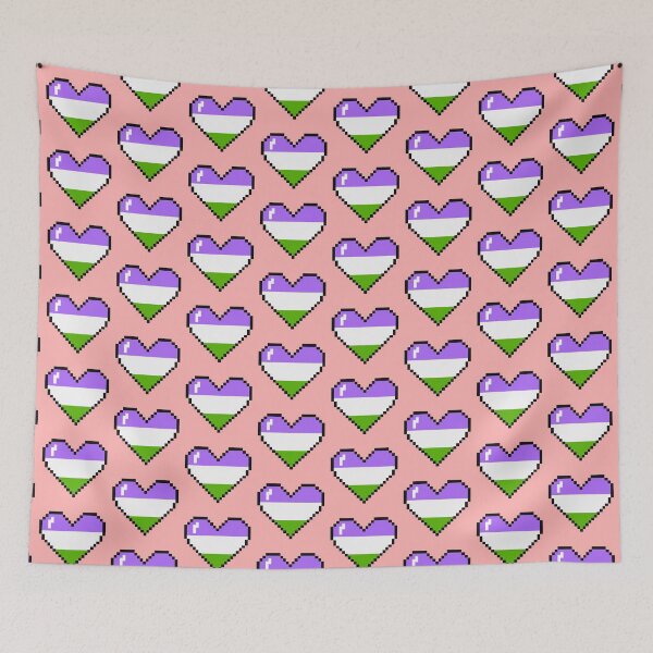 Item preview, Genderqueer Heart designed and sold by reasonablemunki.