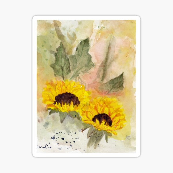 Reife Sonnenblumen Sticker
