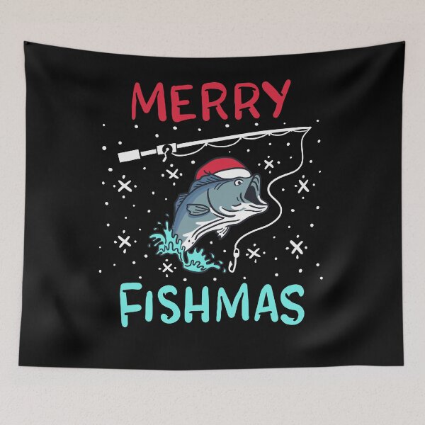 Item preview, Fishing Christmas designed and sold by 4tomic.