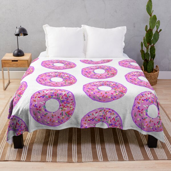 Item preview, Pink Donut With Colorful Sprinkles designed and sold by whitepaperbag.