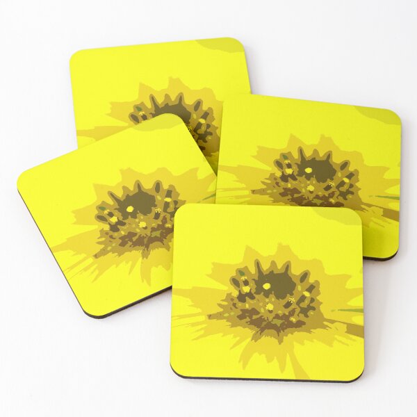 Item preview, Abstract & Artsy Daisy Flower in Colorful Tones of Vivid Yellow  designed and sold by Karen McFarland.