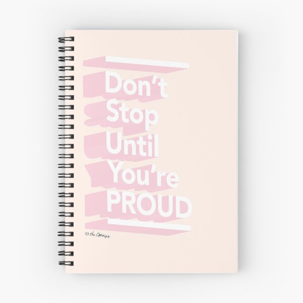 Item preview, Don't Stop Until You're Proud designed and sold by LabelsArts.