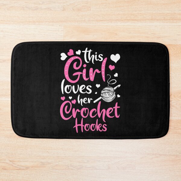Item preview, Crocheting Crochet Hooks Yarn Girl Loves Gift designed and sold by Krautshirts.