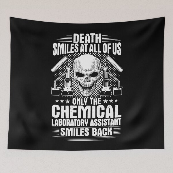 Item preview, Chemical Laboratory Assistant Smiles Back Gift designed and sold by Krautshirts.