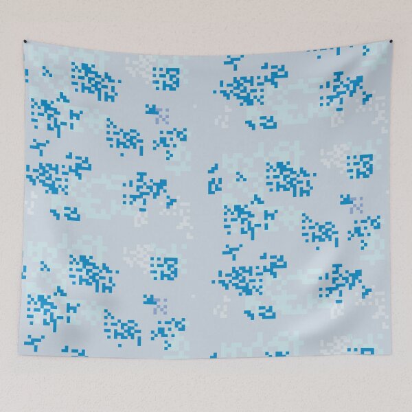 Item preview, Digital camouflage in blue tones designed and sold by apicon.