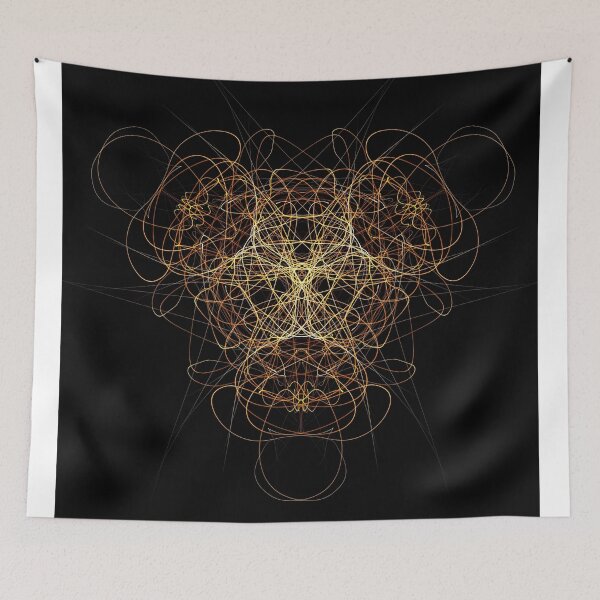 Item preview, Golden Threads Interwoven Triangle designed and sold by jesterry.